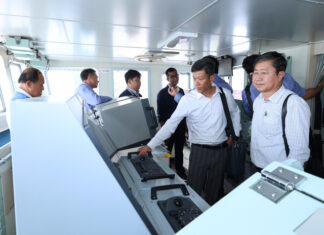 Myanmar Delegation Evaluates Seaworthiness of M.V. SEAFDEC at SEAFDEC/TD