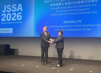 SEAFDEC Anti-IUU Fishing Project Wins Champion Award at the 7th Japan Sustainable Seafood Awards During TSSS 2026